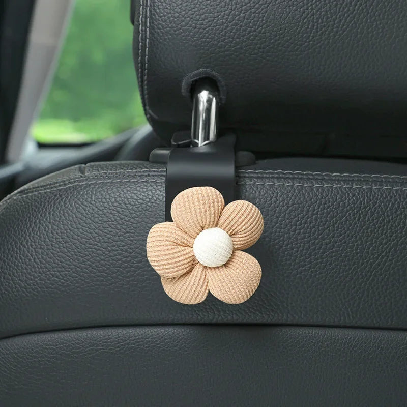 Car Hooks Portable Car Seat Headrest Organizer Hooks Vehicle Seat Back Hook For Purses Bags