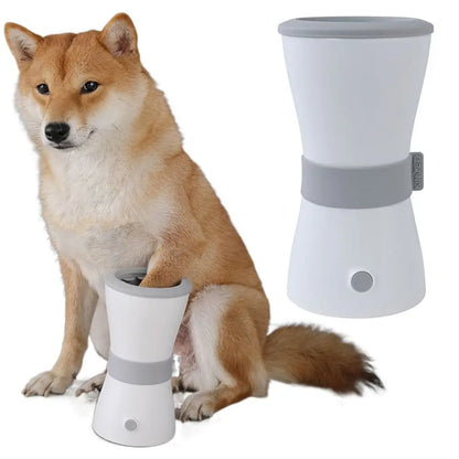 Soft Portable Pet Feet Washer 2 Modes Detachable Electrical Paw Cleaner Easy Operation Low Noise Pet Foot Washer Cup Home