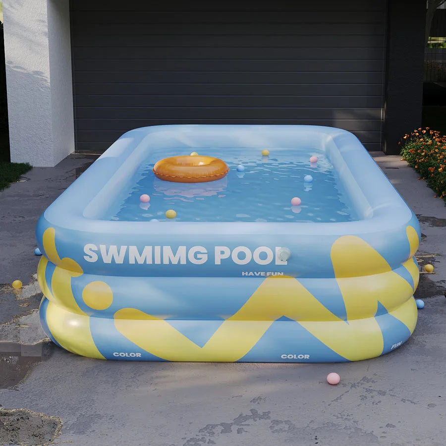 Inflatable Swimming Pool, Family Swimming, PoolSummer Swimming Pool, Indoor Swimming Pool, Outdoor Swimming Pool, Water Party