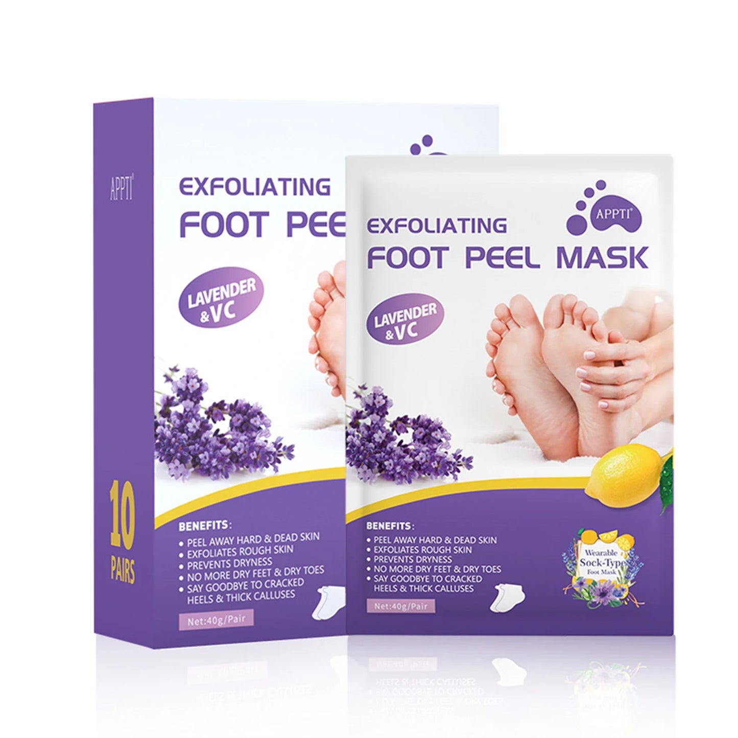 2-10pair Exfoliating Foot Mask Foot Care Tools For Remove Dead Skin Calluses Heel Crack Repair Pedicure Socks Foot Skin Care