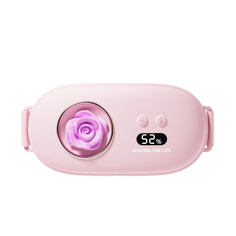 Electric menstrual cramps massager vibrating belt menstrual belt abdominal warming belt