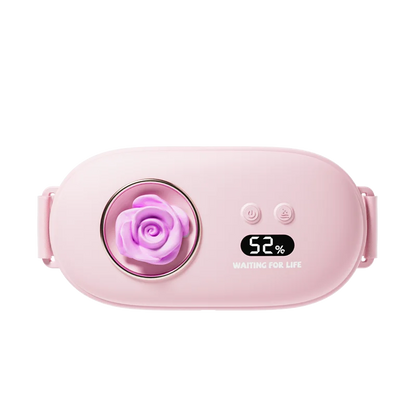 Electric menstrual cramps massager vibrating belt menstrual belt abdominal warming belt