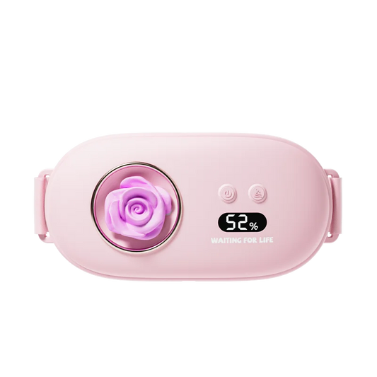Electric menstrual cramps massager vibrating belt menstrual belt abdominal warming belt