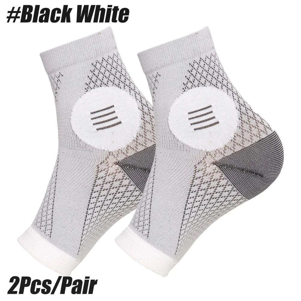 1Pair Neuropathy Socks - Peripheral Neuritis Therapy Compression Diabetic Open-Toe Foot Sleeves for Ankle Gout,Nerve Damage Pain