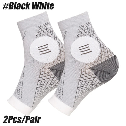 1Pair Neuropathy Socks - Peripheral Neuritis Therapy Compression Diabetic Open-Toe Foot Sleeves for Ankle Gout,Nerve Damage Pain