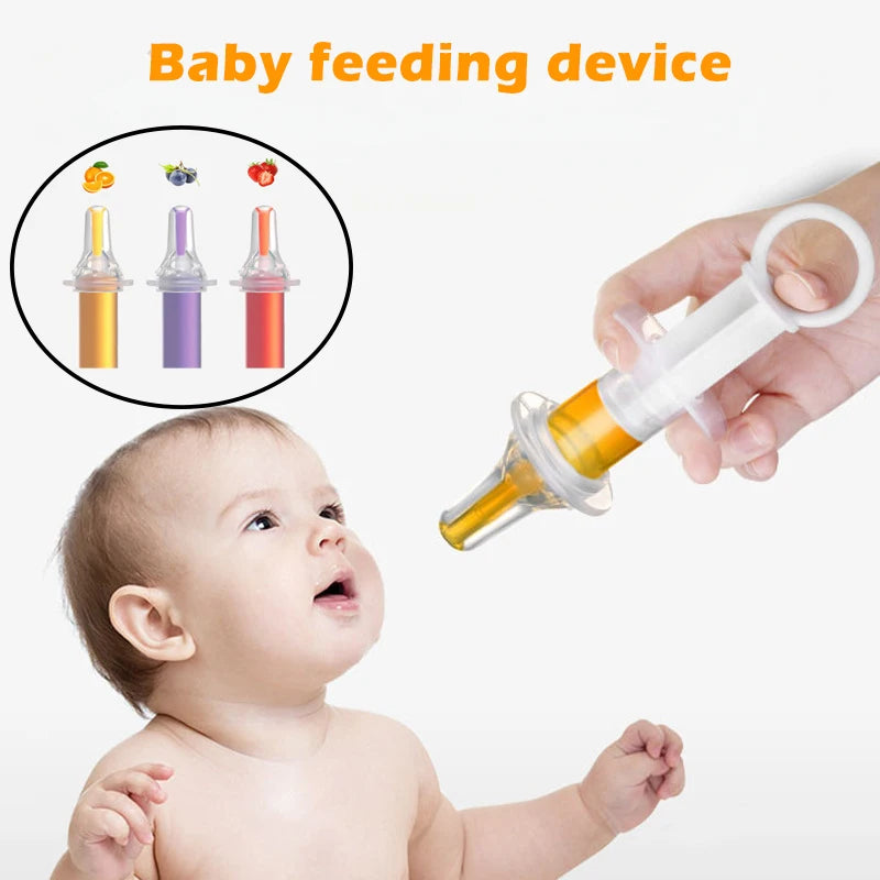 NEW Baby Feeder Children's Food Grade Needle Feeder Squeeze Dropper Medicine Dispenser Baby Anti-choking Feeder