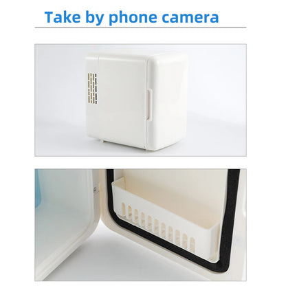 4L Mini Multifunction Refrigerator Cosmetics Mask Beverage Dormitory Refrigerators Cooler Warmer Beauty Fridge for Car