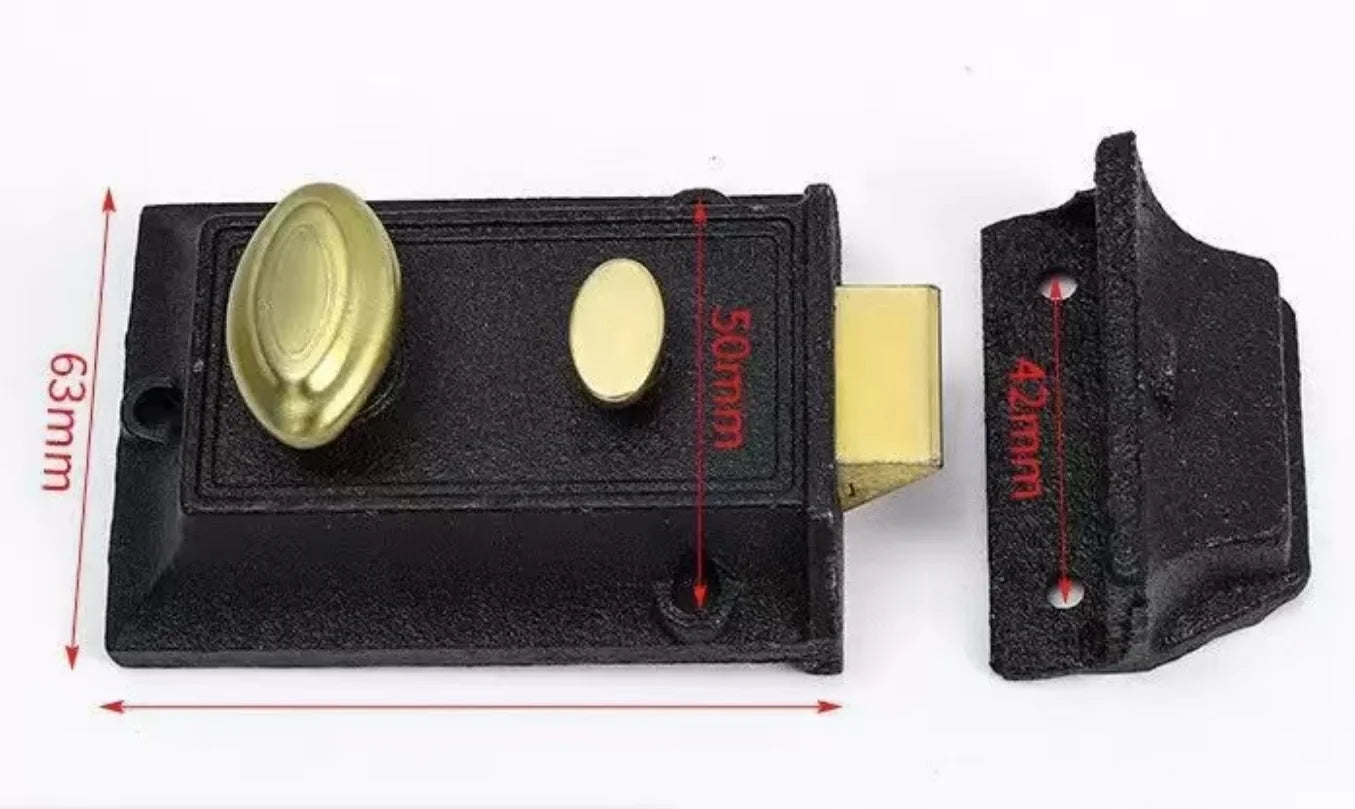 Indoor and outdoor door lock hand lock Double safety 6140 door lock