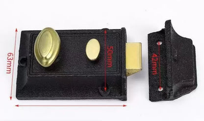 Indoor and outdoor door lock hand lock Double safety 6140 door lock