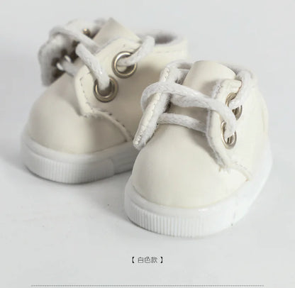 Labubu 17cm  Shoes Fashion labubu Canvas Shoes Clothes Cartoon Baby Canvas Leather Shoes Doll Universal Clothing Accessories