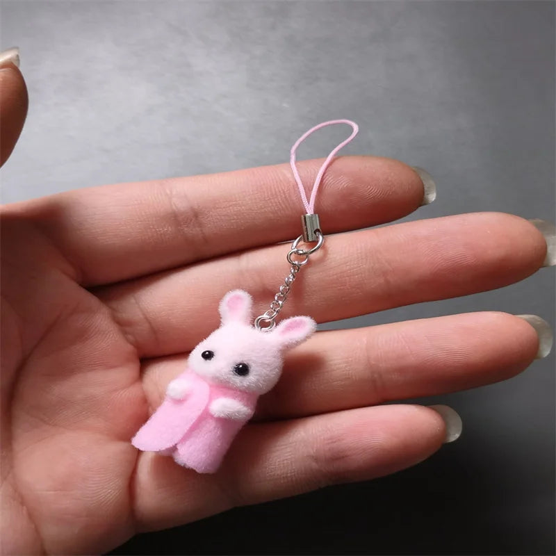 Baby Calico Critter Bunny Phone Case Charm | Phone Accessories, Rabbit, Charms, Keychains