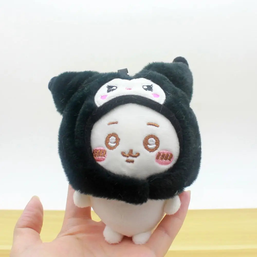 Self Deprecating Bear Jiika Wow Usachi Key Chain Pendant Doll Teddy Bear Plush