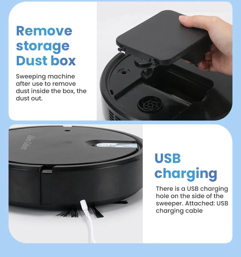 5 in 1 Wireless Smart Robot Vacuum Cleaner Multifunctional Super Quiet Vacuuming Mopping Humidifying For Home Use Home Appliance