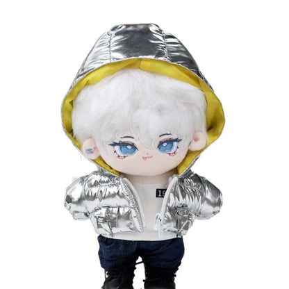 20CM Cotton Doll Jacket Cotton Jacket Without Attributes Cotton Doll Hooded Winter Clothes Doll Clothes