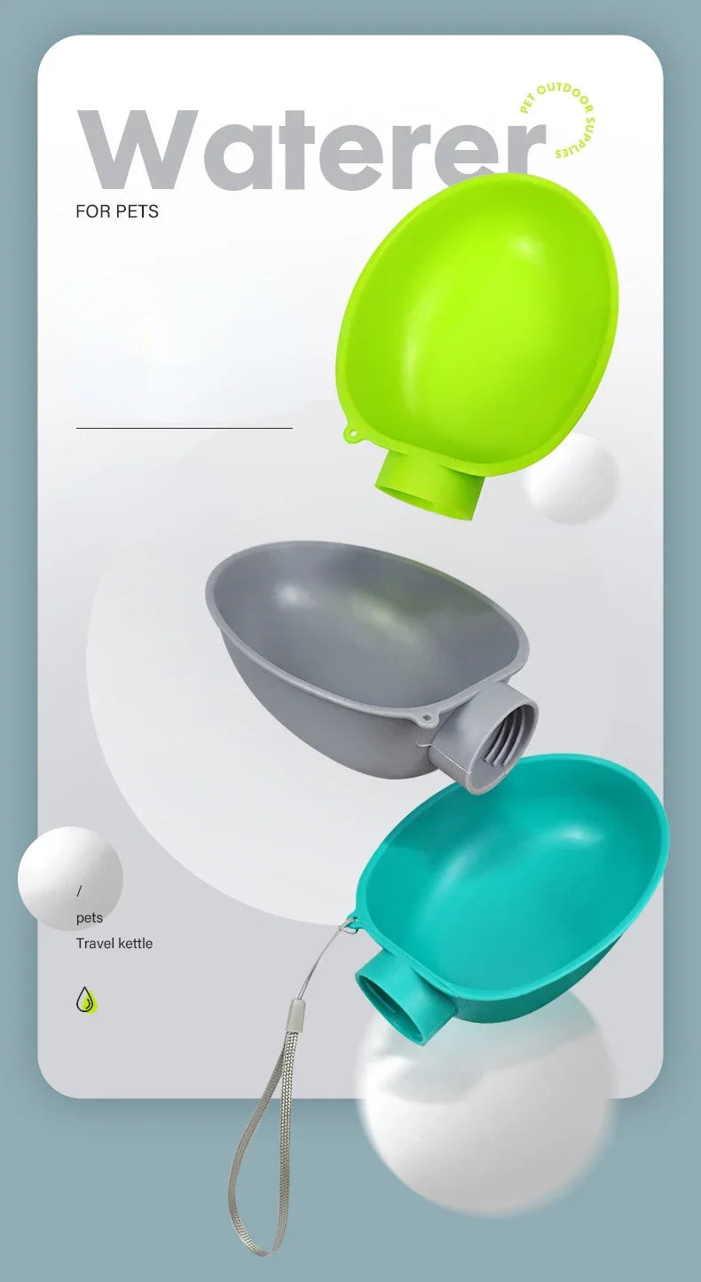 Dog Drink Water Portable Travel Pet Drinker Leak Proof Dog Bowl Food Cat Fountain Outdoor Walking Drinking Bottle Dogs Feeder