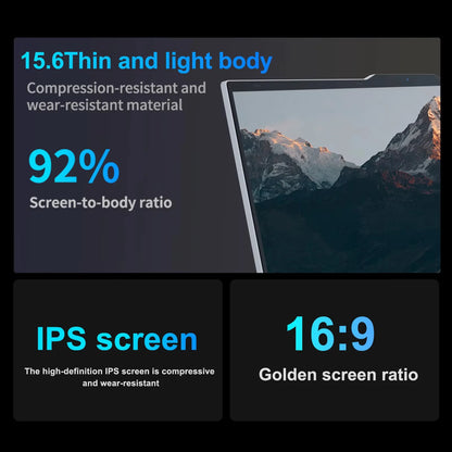 15.6 inch Gaming Laptop Computer Intel Core i7 6500U Windows 11 Pro 16GB DDR4 512GB 1TB SSD Portable Notebook PC Gamer Laptops