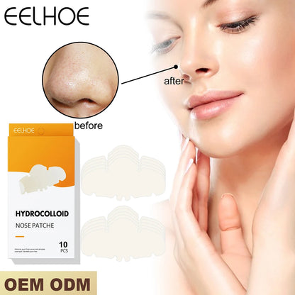 10 Pieces Nose Patch Hydrocolloid Skin Pimple Patches Blackheads Pad