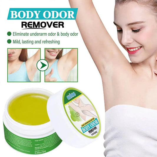 Underarm Deodorant Cream Body Odor Removal Antiperspirant for Sweating Bad Smell Relief Long Lasting Refreshing Aroma Gentle
