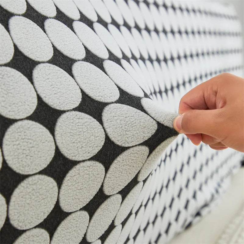 Headboard Bedhead Cover Dust Cover Double Bed Covers Durable Bed Back Protection Elastic All-inclusive Bedhead Cover Home Decor