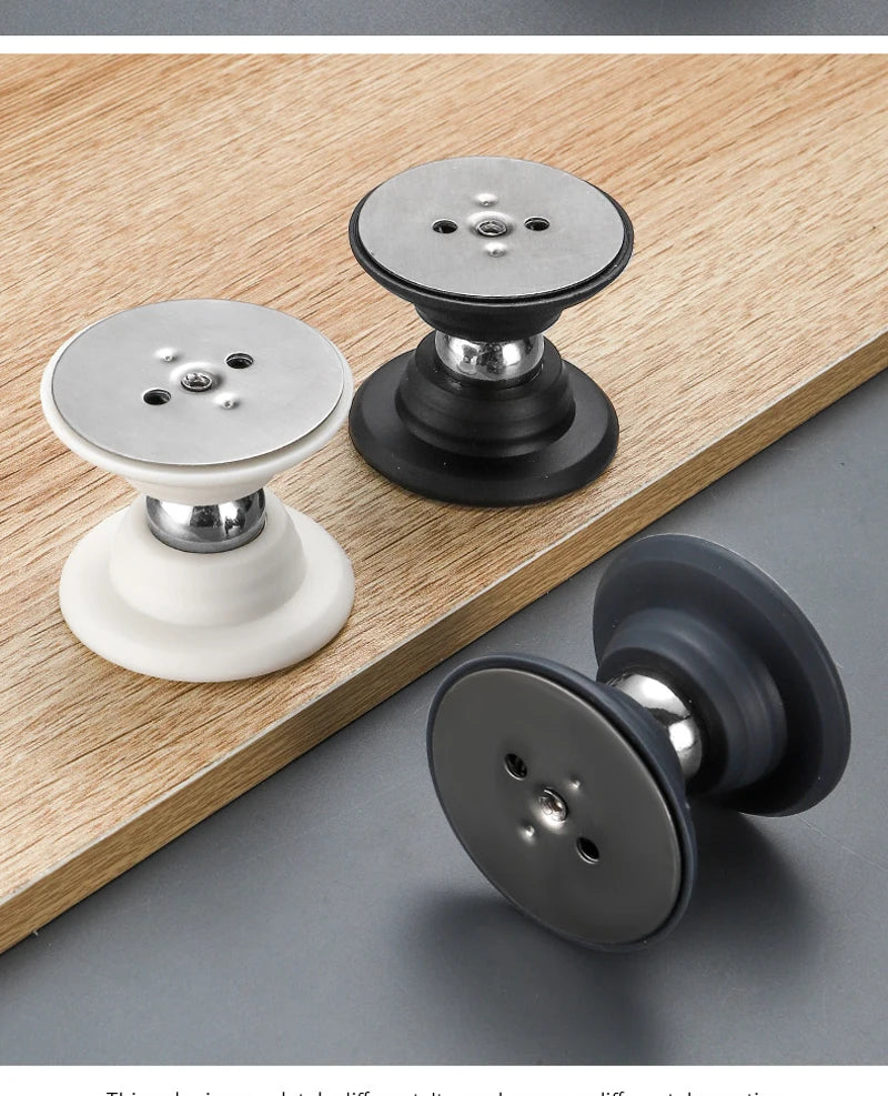 Rubber UFO magnetic door suction, indoor bedroom door, floor suction, door stopper, door handle protector