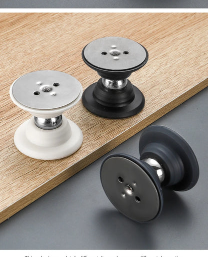 Rubber UFO magnetic door suction, indoor bedroom door, floor suction, door stopper, door handle protector