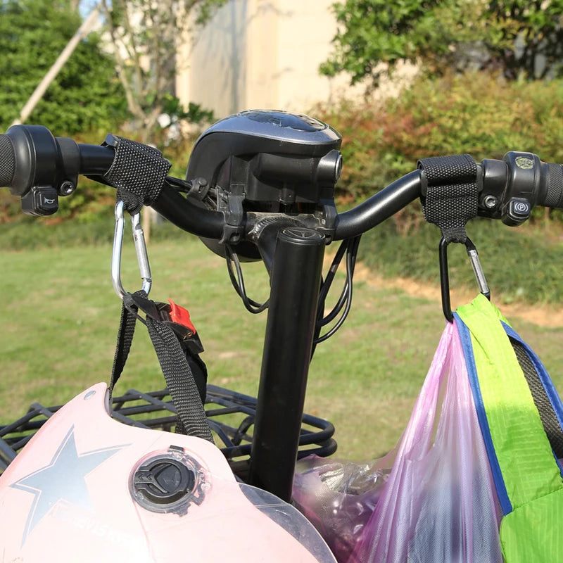 Motorcycle Electric Scooter Hook Front Hook Aluminum Alloy Handlebar Hook for Bicycle Baby Cart Baby Stroller Hook Hanger