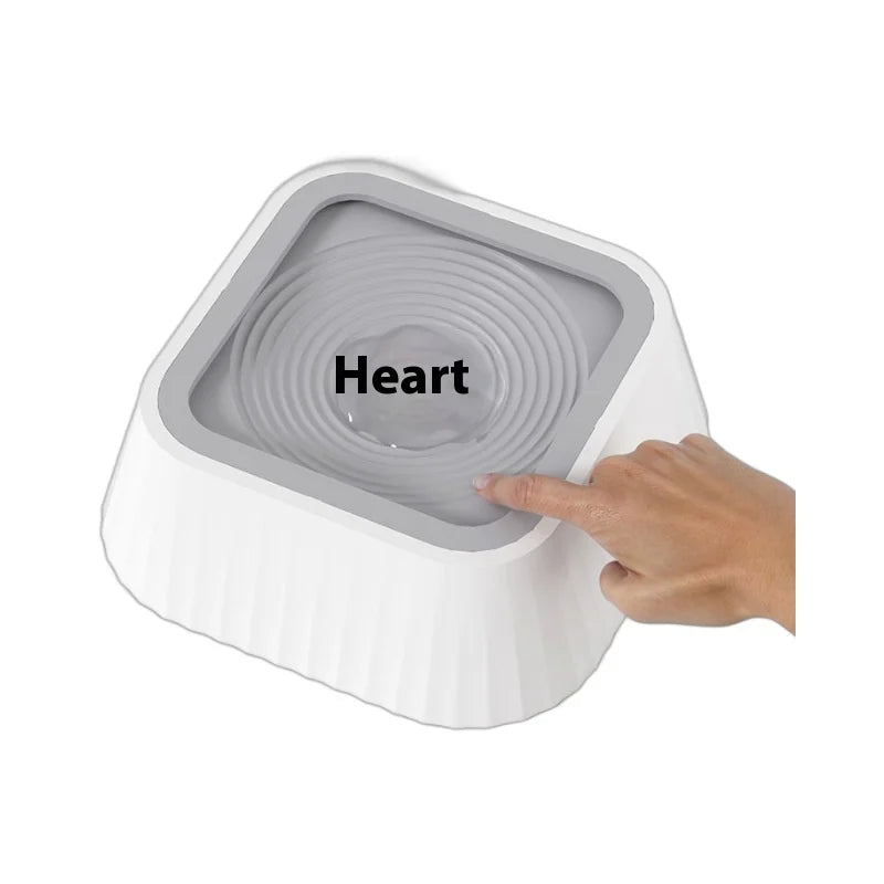 Pet Water Fountain with Floating Plates No Spill Dog Water Bowl Clean Drinking Slow Feeder Anti-splash Pet for Dogs for Pet