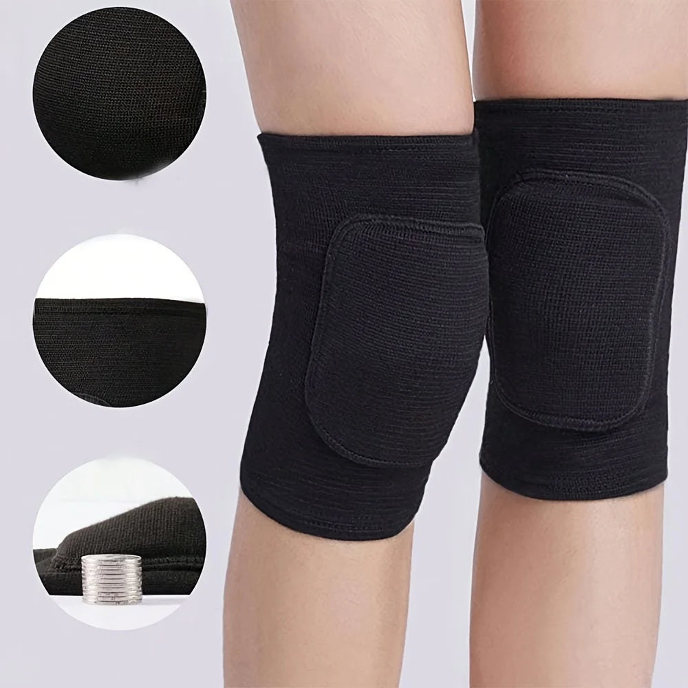 2pcs Sponge Knee Pads for Volleyball Players,Dancers,Yoga,Running,Cycling,Workouts,Knee Support Brace
