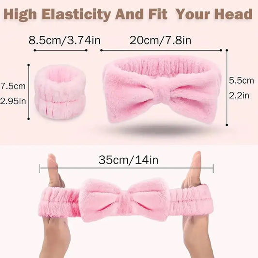 20pcs/ Pink facial cleansing tool set, a professional facial cleansing and care tool set, suitable for normal skin type