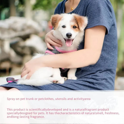 100ml Cruelty-Free Pet Perfume Odor Eliminator Cologne Spray Scented Private Label Calm Skin Deodorizing for Dog Cat