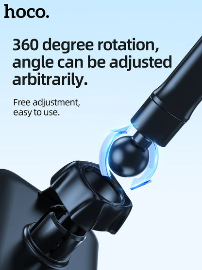 HOCO Car Center Console Windshield Phone Holder For iPhone 16/15 Pro Max Handsfree Universal Phone Mount For 4.7-7 inch Phones