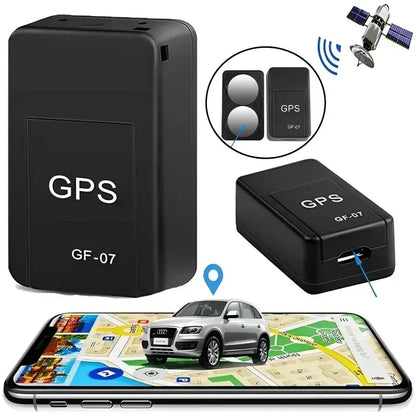 Magnetic Mini Car Tracker GPS Real Time Tracking Locator Device Magnetic GPS Tracker Real-time Vehicle Locator Pet Tracker GF07