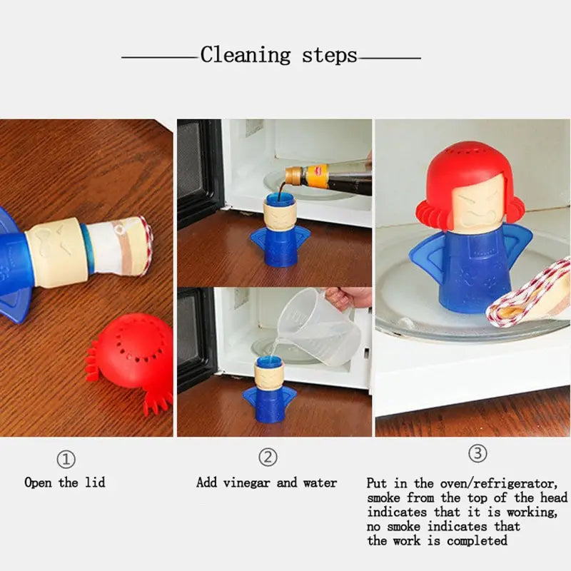 Microwave Cleaner Refrigerator Cleaning Deodorization Creative Shape Spray Type To Remove The Smell Of Kitchen Gadgets