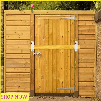 2X4 Door Barricade Brackets Heavy Duty Upgraded Door Bar Holder Brackets For Home Security Suit For 2X4 Lumber Black Parts