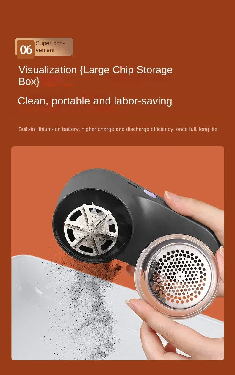 Lint Remover for Clothing Portable Electric Fuzz Pellet Remover LED Display Rechargeable for Clothes Fabric Shaver Fluff Remover