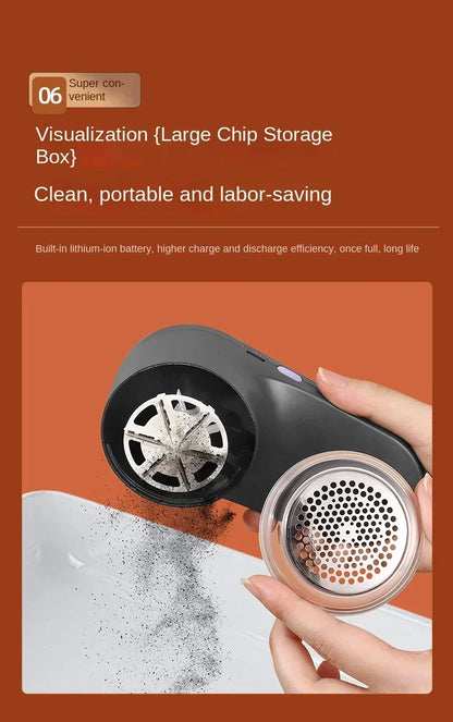 Lint Remover for Clothing Portable Electric Fuzz Pellet Remover LED Display Rechargeable for Clothes Fabric Shaver Fluff Remover