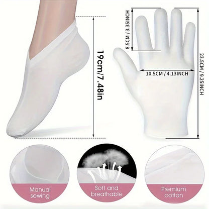 Touch Screen Moisturizing Gloves Moisturizing Socks Hand Spa Exfoliating Cracked Dead Skin Remover Treatment Foot Care Tools