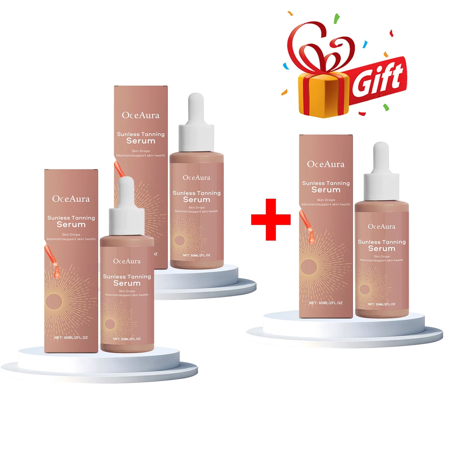 Herbal Sunless Tanning Essence Lasting Absorb Sunlight Natural Skin Sexy Protect Solarium Body Face Bronze Self Tanning Serums