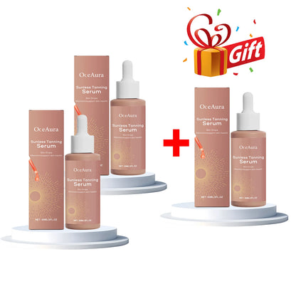 Herbal Sunless Tanning Essence Lasting Absorb Sunlight Natural Skin Sexy Protect Solarium Body Face Bronze Self Tanning Serums