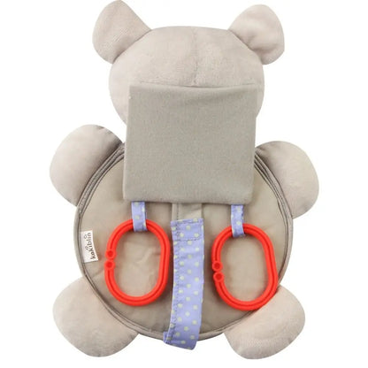 Cute Baby Rear Facing Mirrors Cartoon Plush Toy Soft Safety Baby Observation Mirror Non-slip Interactive Car Rear Seat Mirror