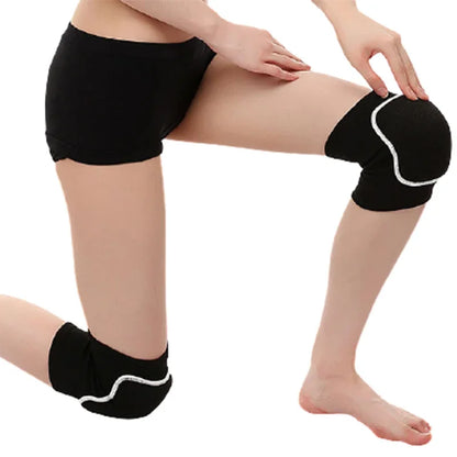 2 Pcs Sports Knee Pads Compression Dancing Knee Protector Support Thickened Sponge Volleyball Yoga Crossift Knee Brace Adult Kid