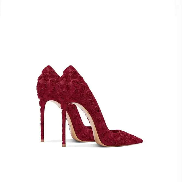 Spring Pointed Thin Heel Wedding Shoes, Women's High Heels, Fashionable, Sexy, Party