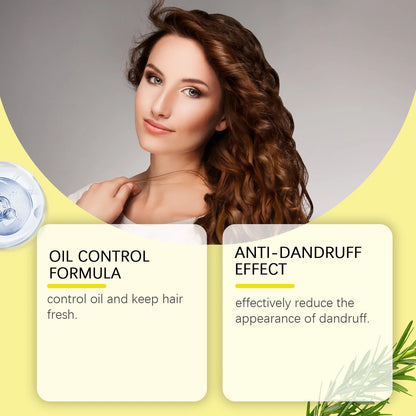 Sulfur Shampoo Shower Gel Set Moisturizing Dry Skin Cleaning Scalp Remove Dandruff Oil Control Deep Nourishing Smooth Body Wash