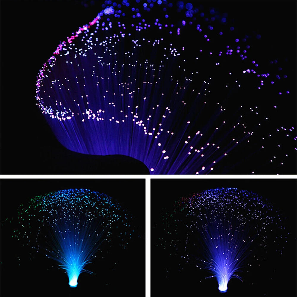 LED Fiber Light Colorful Optic Lamp Party Energy-Saving LED Night Light Atmosphere Lamp Wedding Party Decorative Light