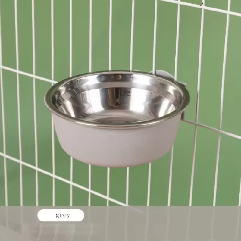 Automatic Pet Feeder with Hanging Bowl Water Bottle Food Container Dispenser for Puppy Cats Rabbit Birds Pet Feeding Product