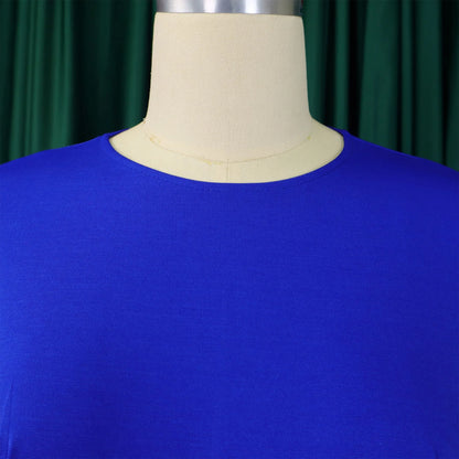 Elegant Office Dresses for Woman O Neck Full Sleeve Sheath Ruffles Package Hips Mid Calf Professional Business Work Dress Midi