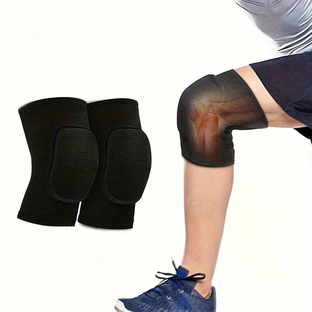 2pcs Sponge Knee Pads for Volleyball Players,Dancers,Yoga,Running,Cycling,Workouts,Knee Support Brace