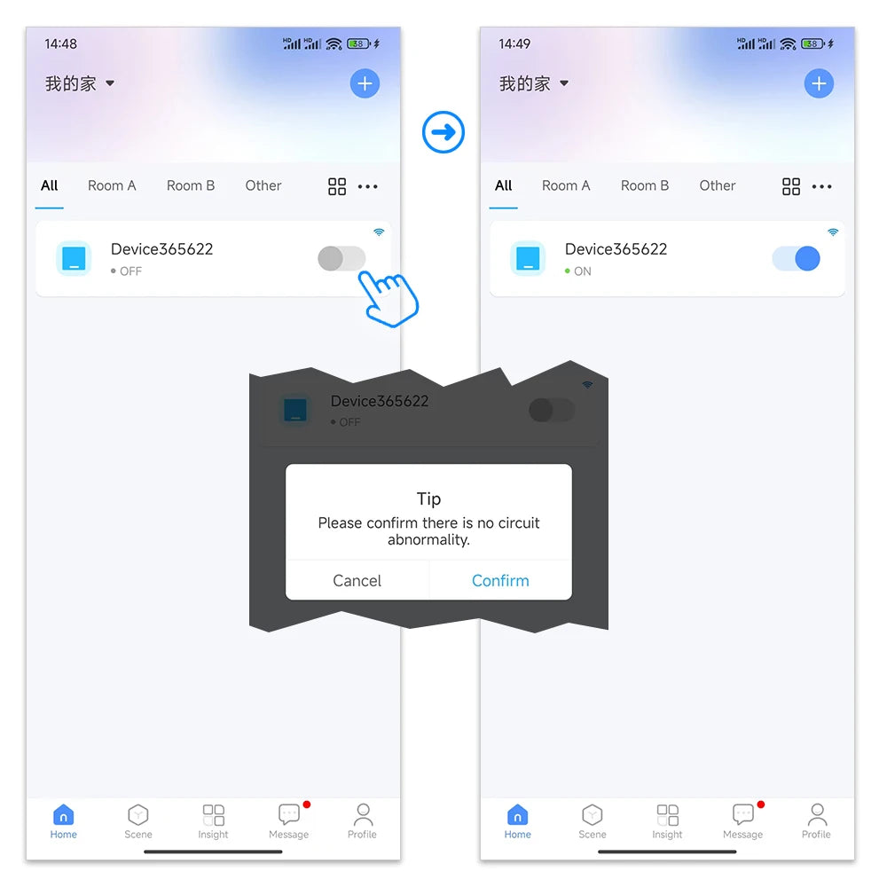 eWeLink Smart Switch with Power energy Monitoring Timer Switch App Monitoring Current  Voltage Consumption