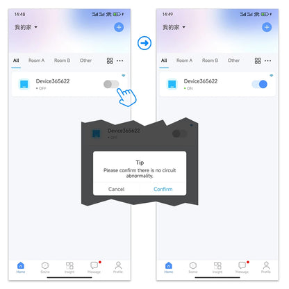 eWeLink Smart Switch with Power energy Monitoring Timer Switch App Monitoring Current  Voltage Consumption