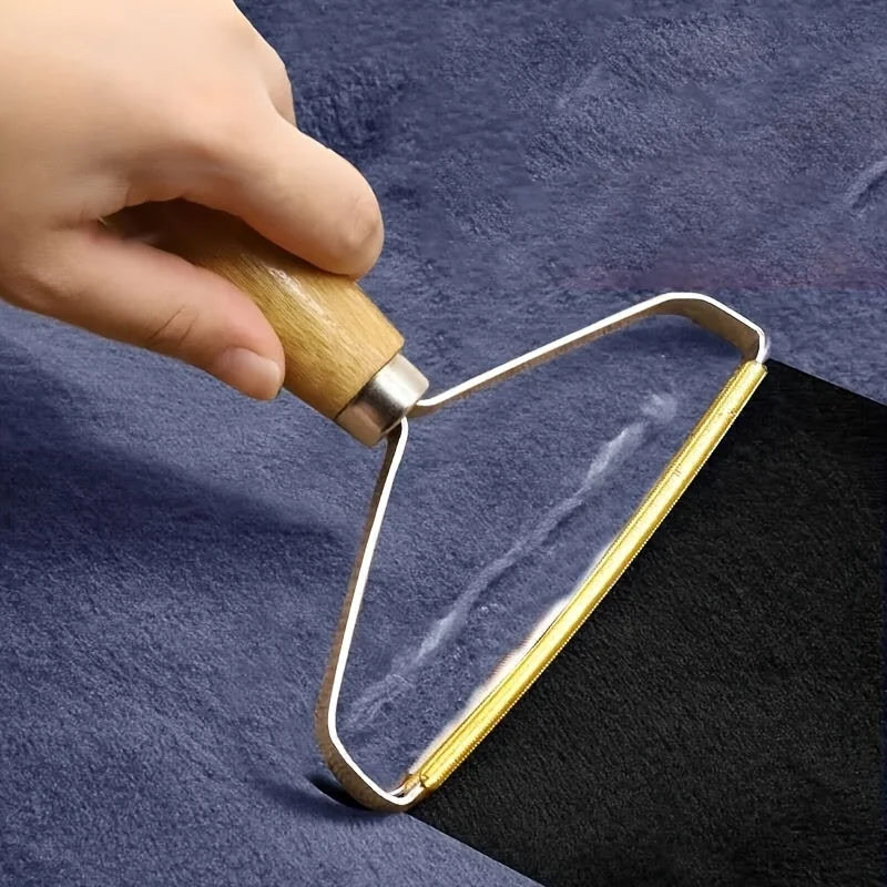 Manual Lint Remover for Fabric Care, Cashmere Sweater and Wool Coat Hair Removal Tool, Portable Fuzz Shaver Without Electricity